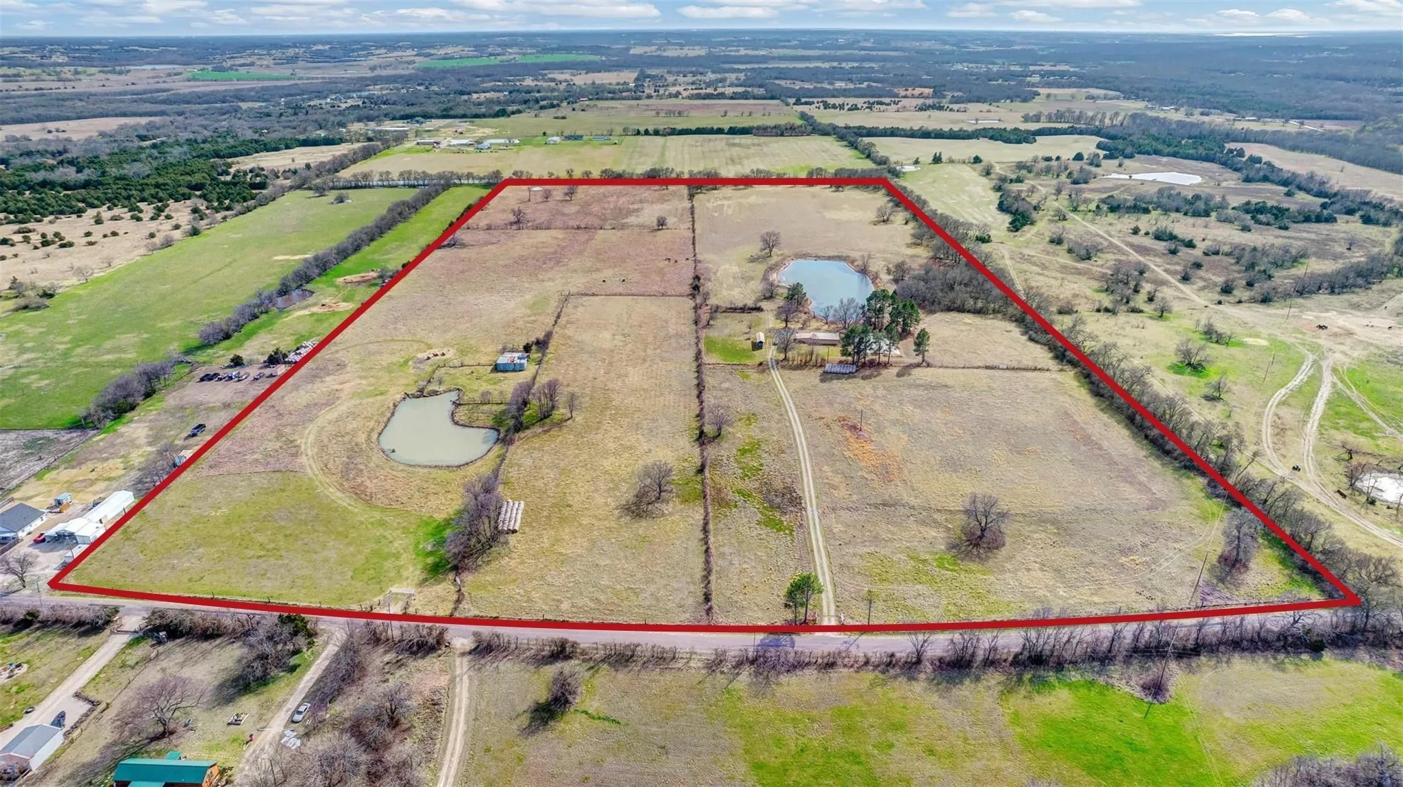 Aerial - estimated property lines
