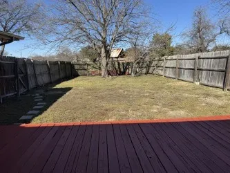 Fenced Yard