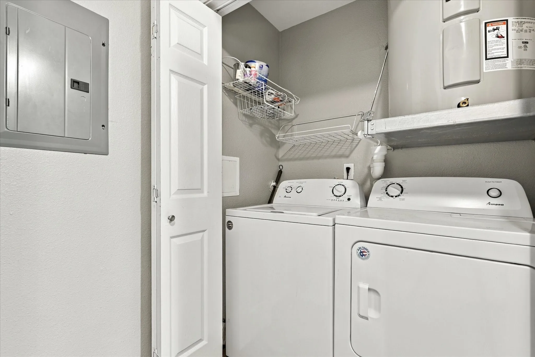 Washer and dryer included