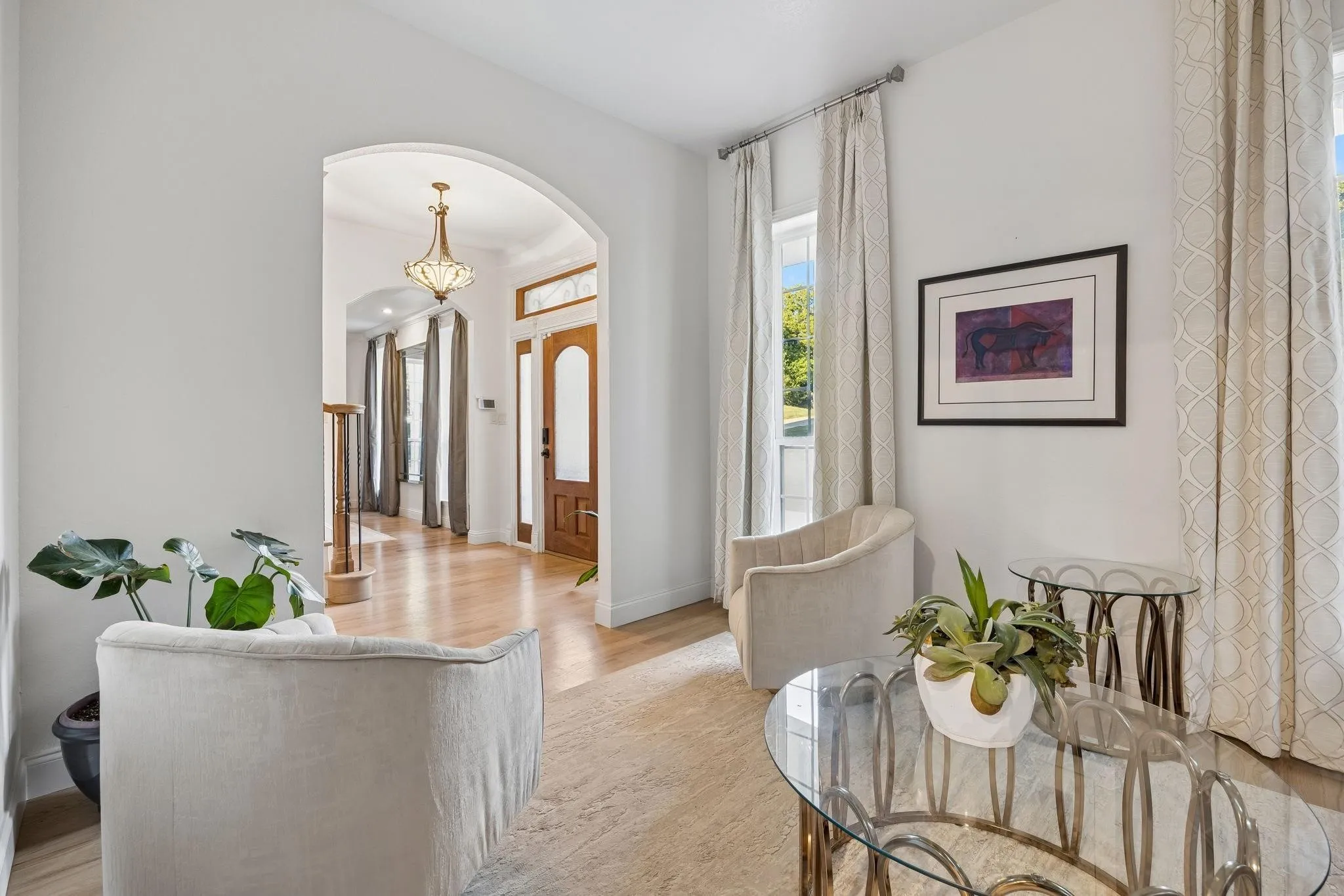 Versatile space that can serve as either a formal living room, home office or an elegant dining room to suit your lifestyle