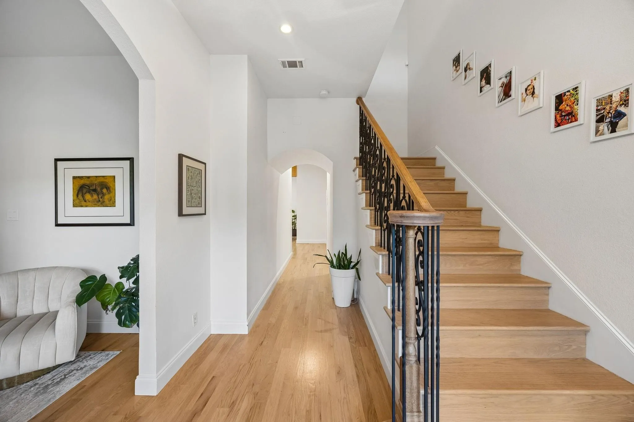 rand foyer welcomes you with timeless charm and elegant architectural details.