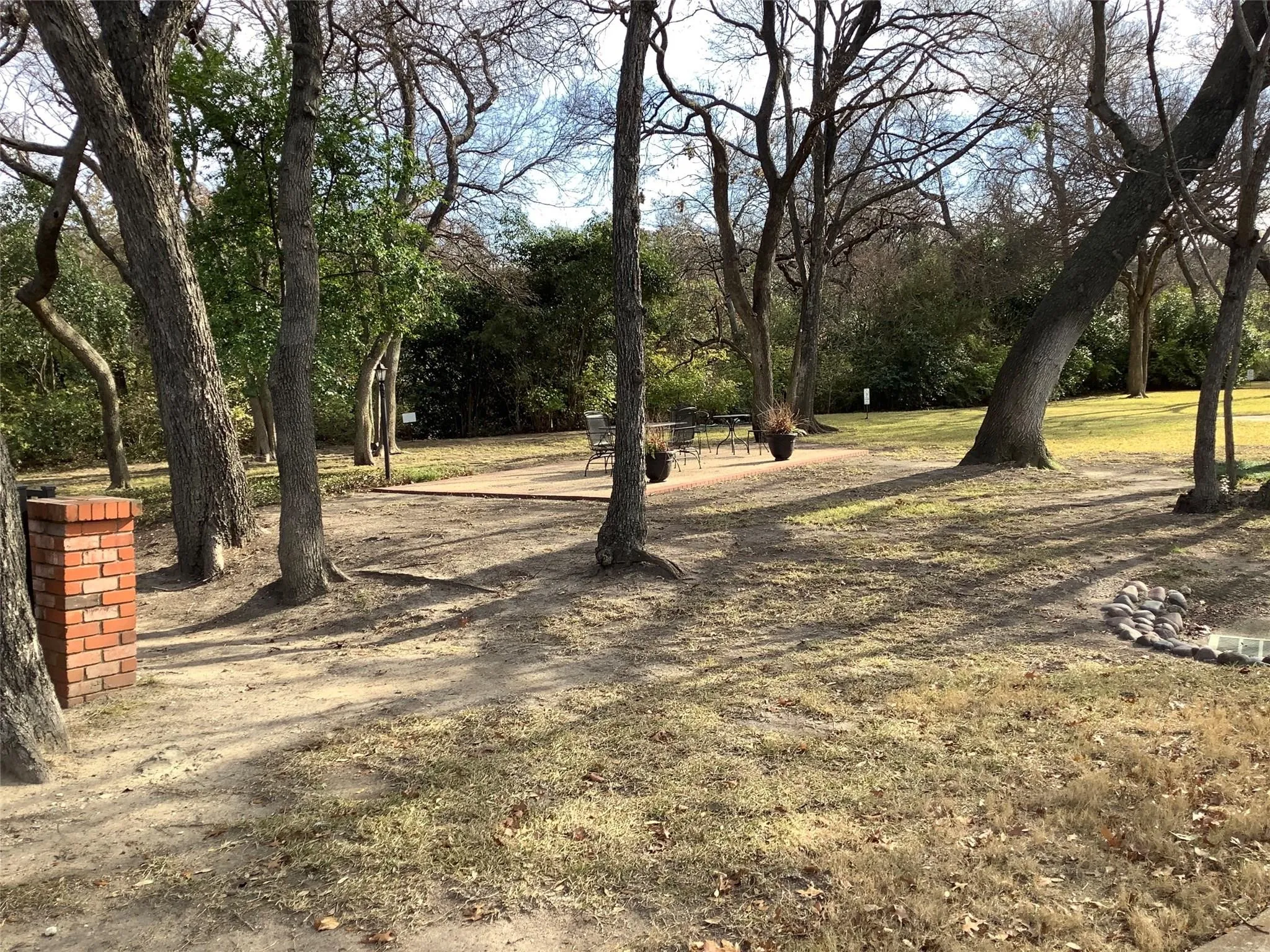 Nestled in a very wooded area, this property offers plenty of space for leisurely walks, or just enjoying nature.
