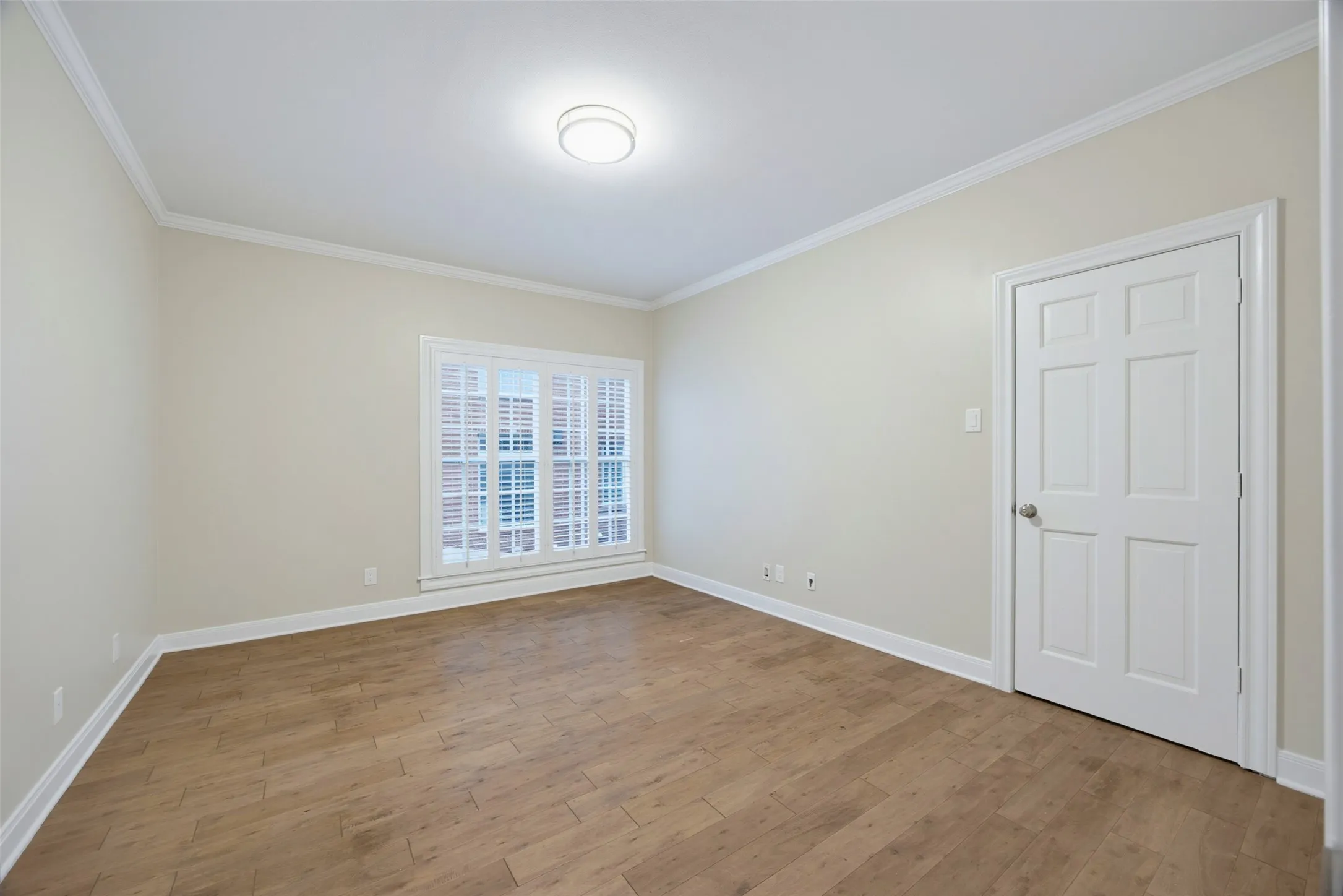 3rd bedroom with closet also could be a study or home office.