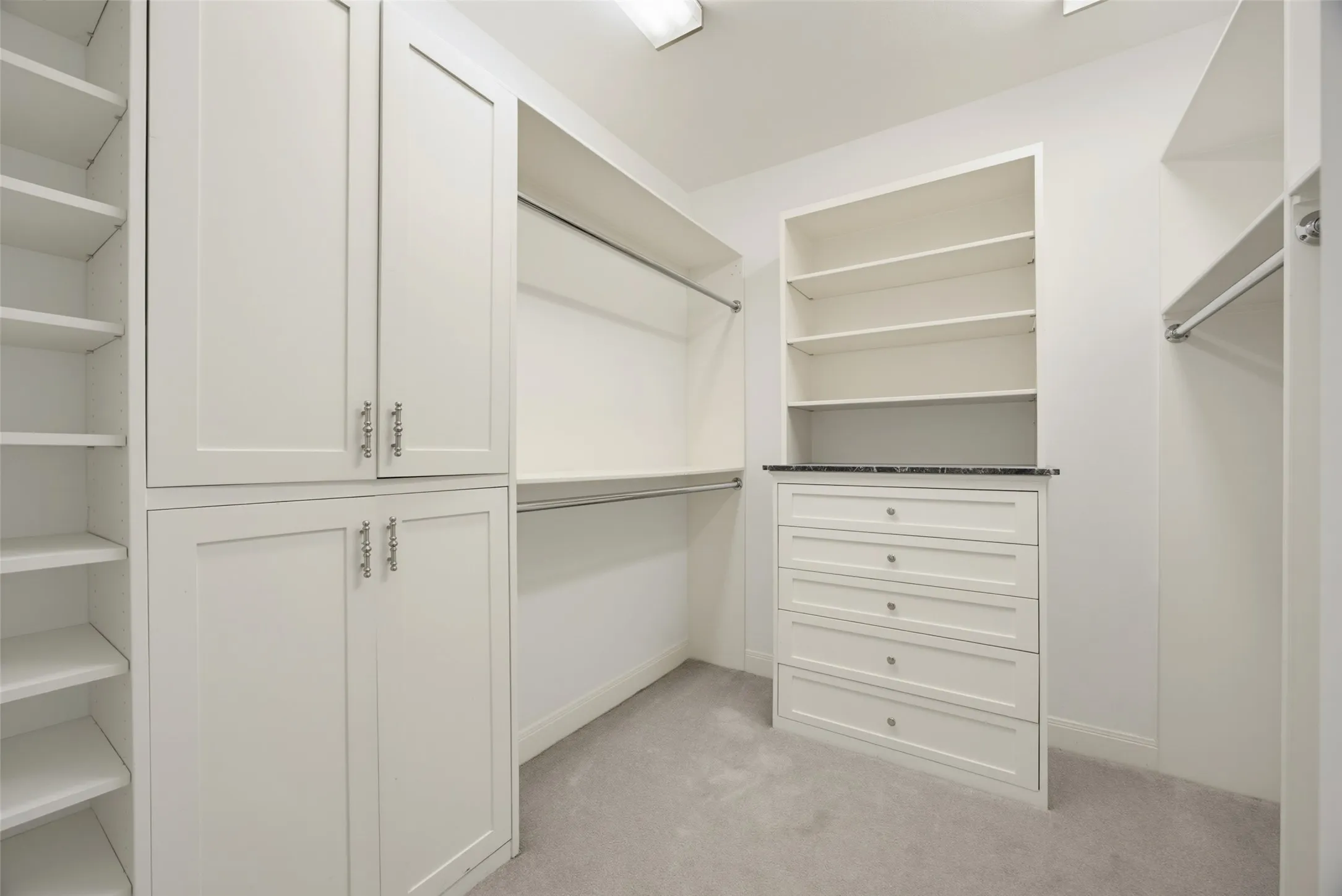 Primary custom closet great for storage