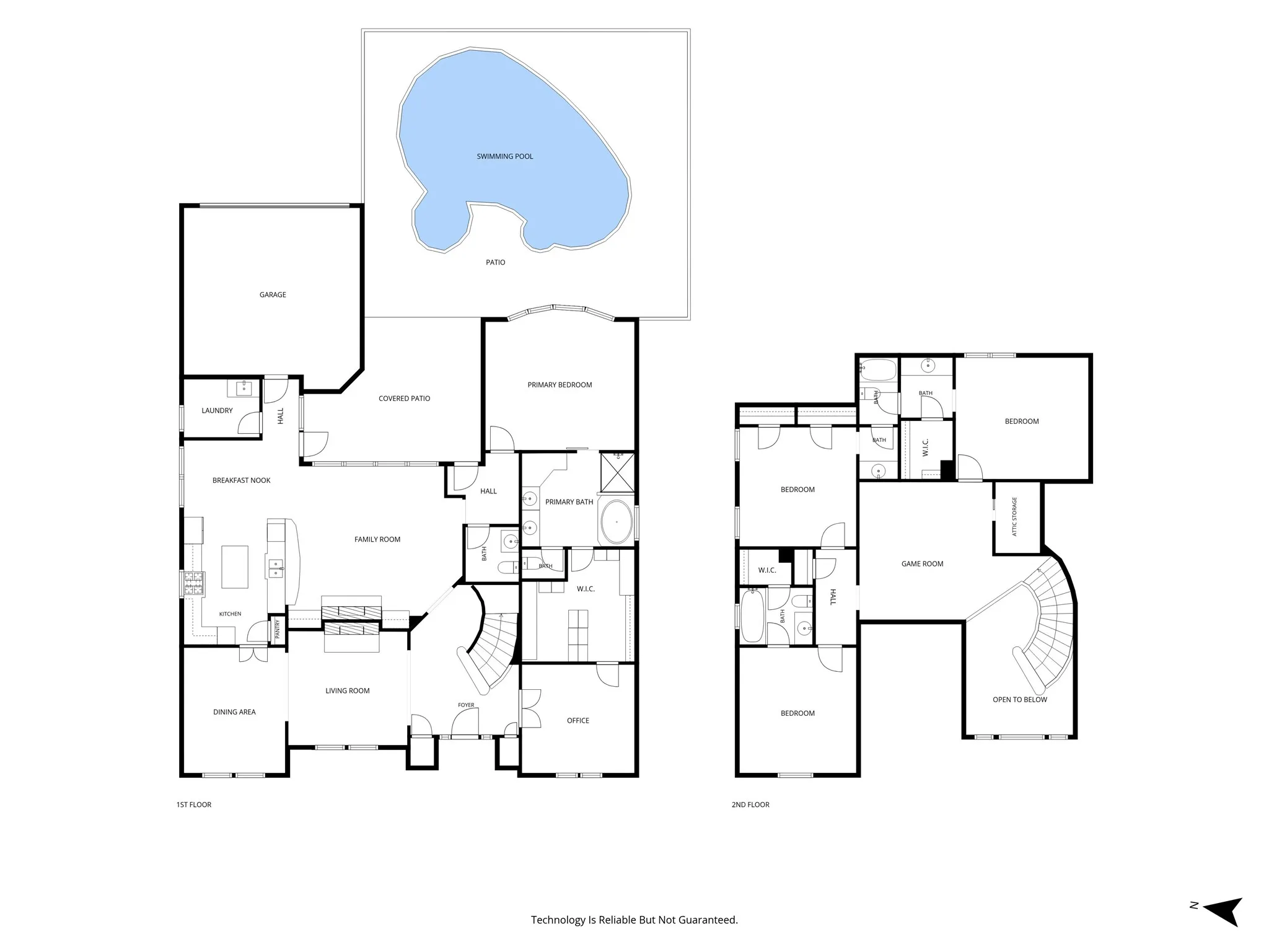 Floor plan is deemed highly reliable but not guaranteed.
