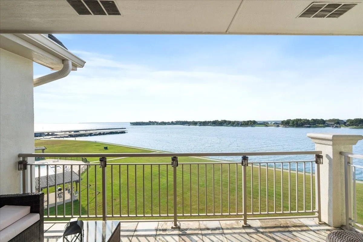 Enjoy beautiful sunrises from this 4th floor balcony