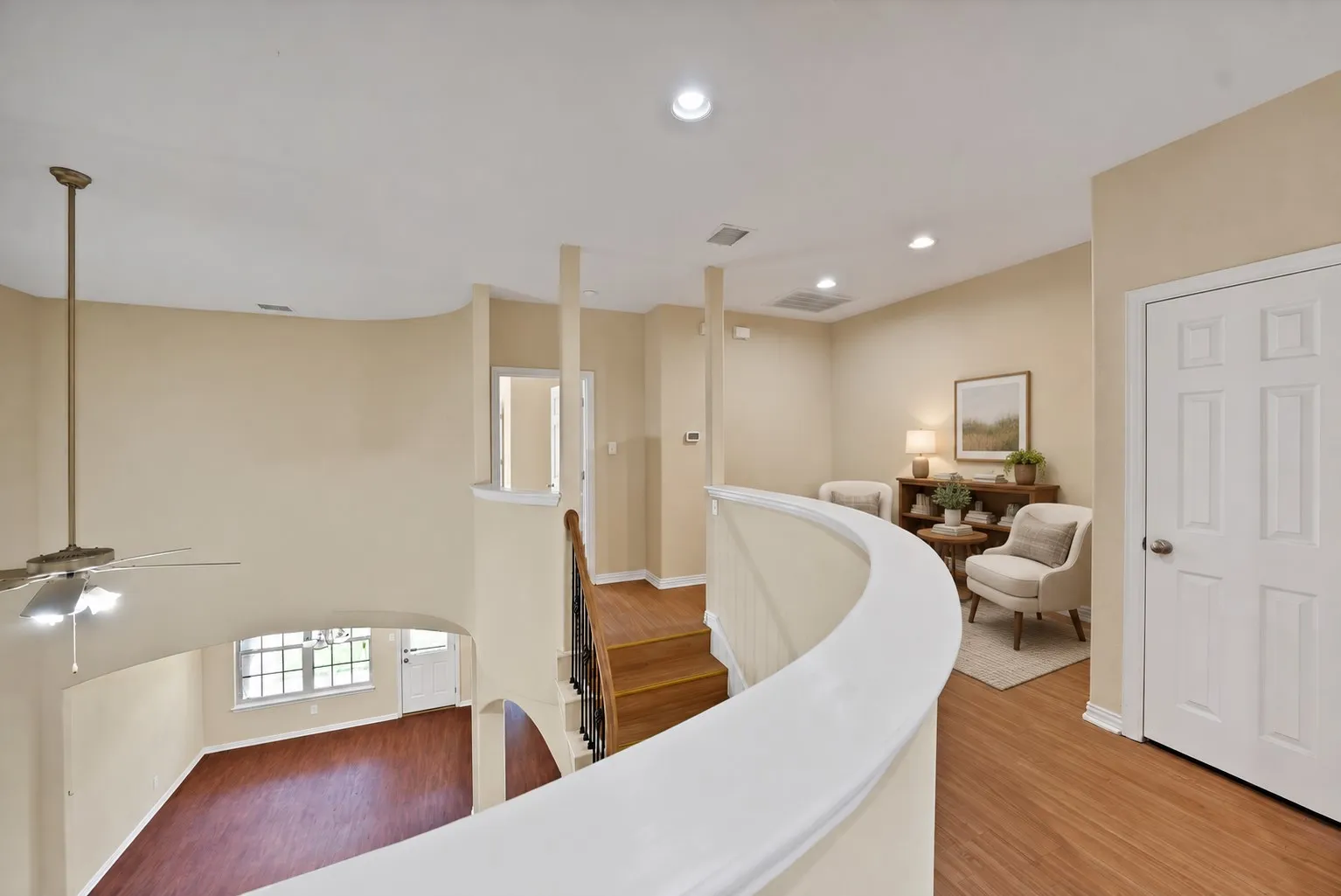 Bonus space upstairs. Virtually staged.
