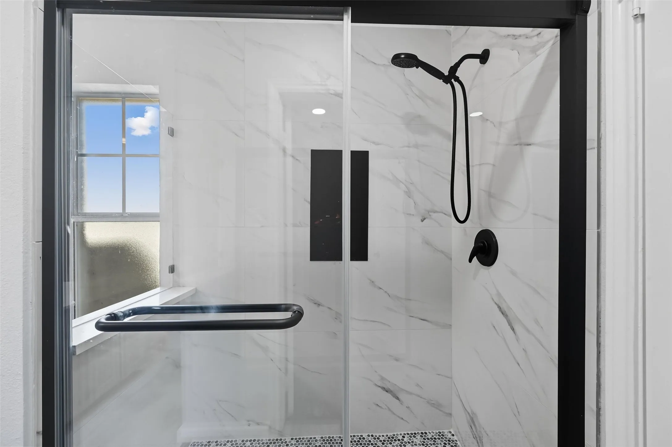 Primary Bathroom Remolded Shower
