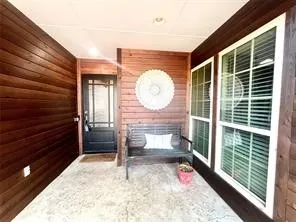Roomy front porch