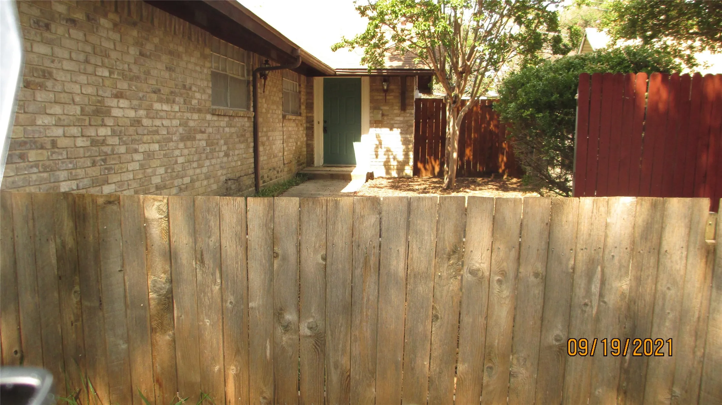 Back door leads out to garage
