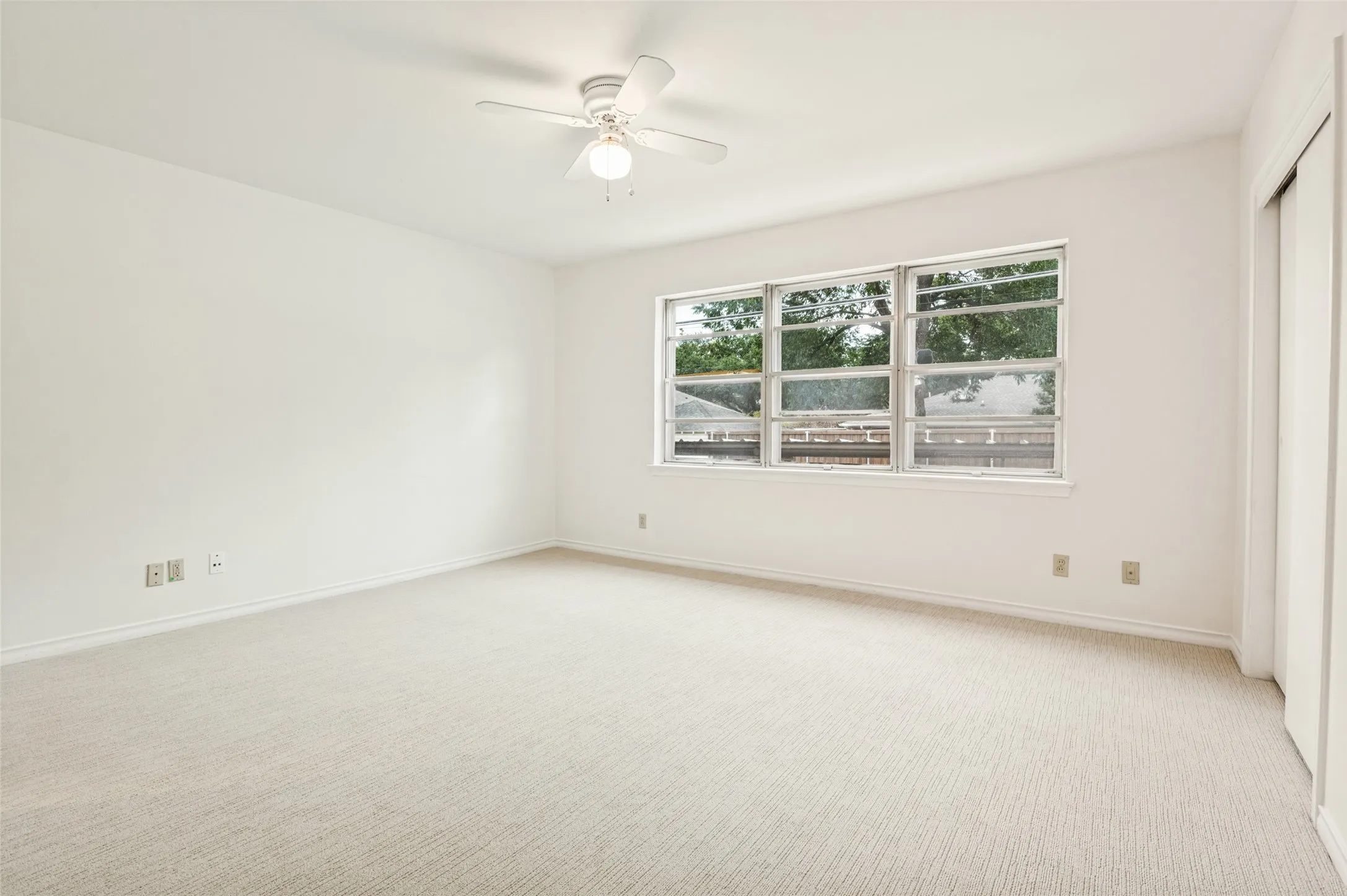 Light  filled bedroom