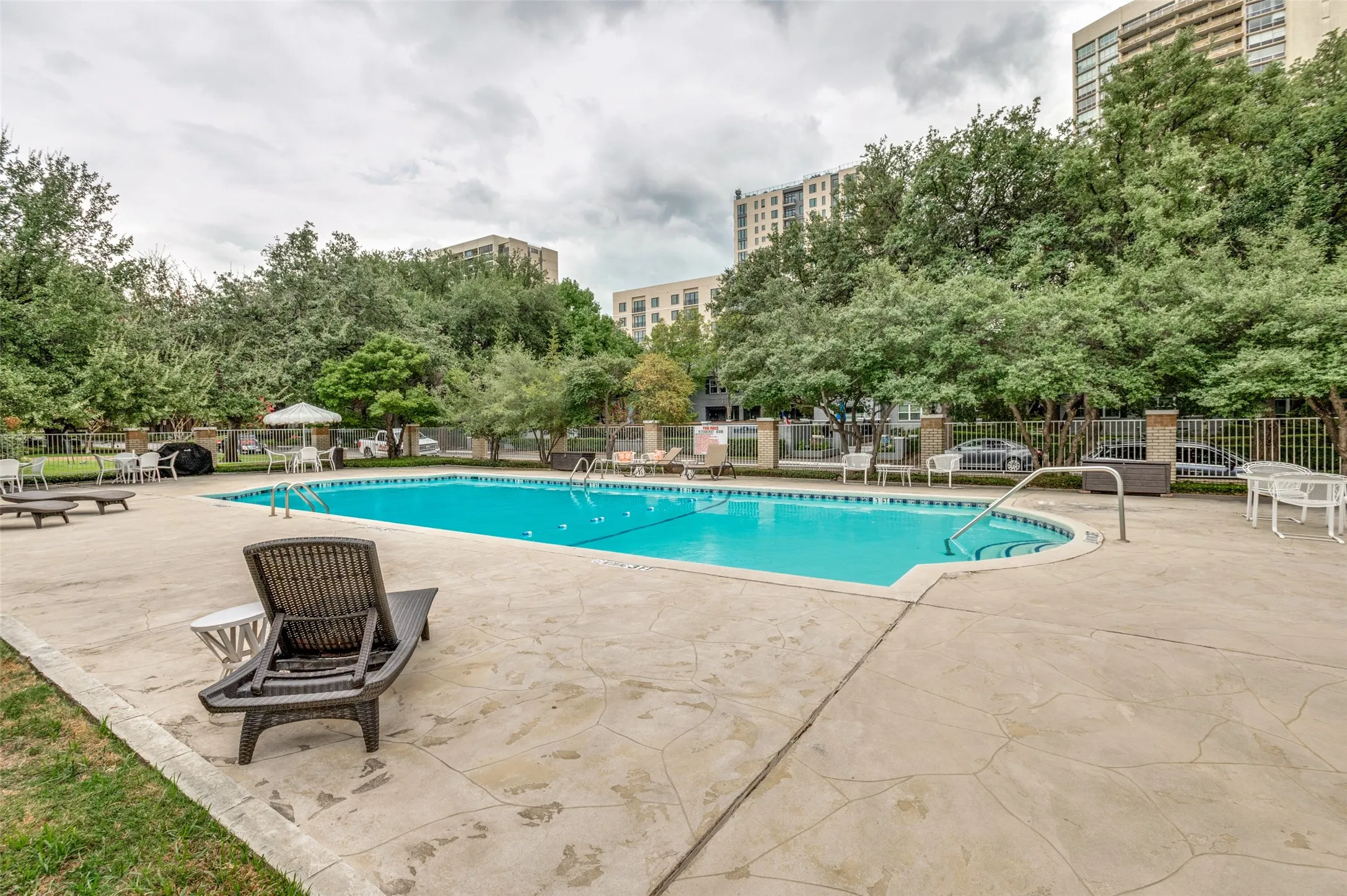 Nice pool for residents