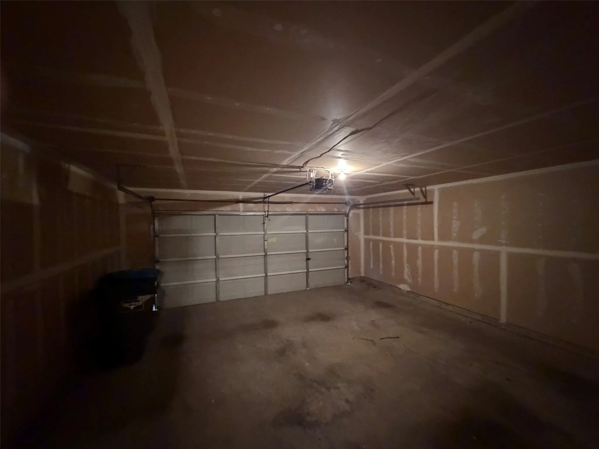 Garage with automated opener.