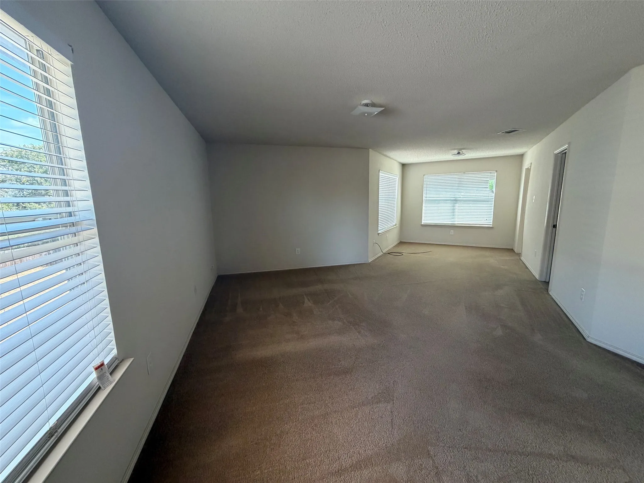 Game room at top of stairway.