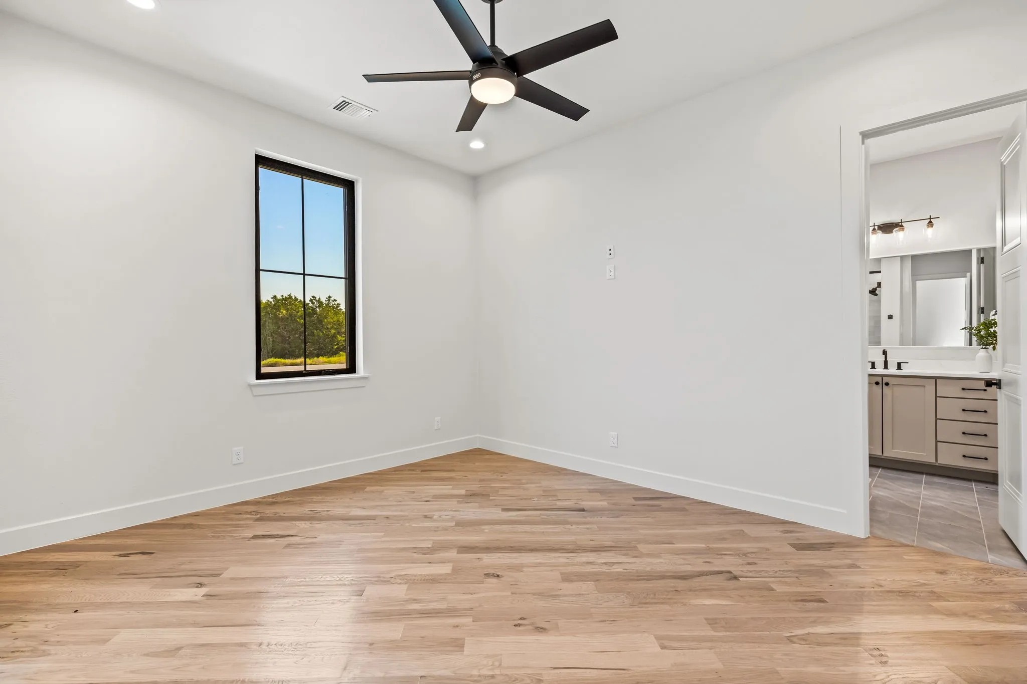 Bedroom 4 with Ensuite and Walk In Closet with Built in Dresser