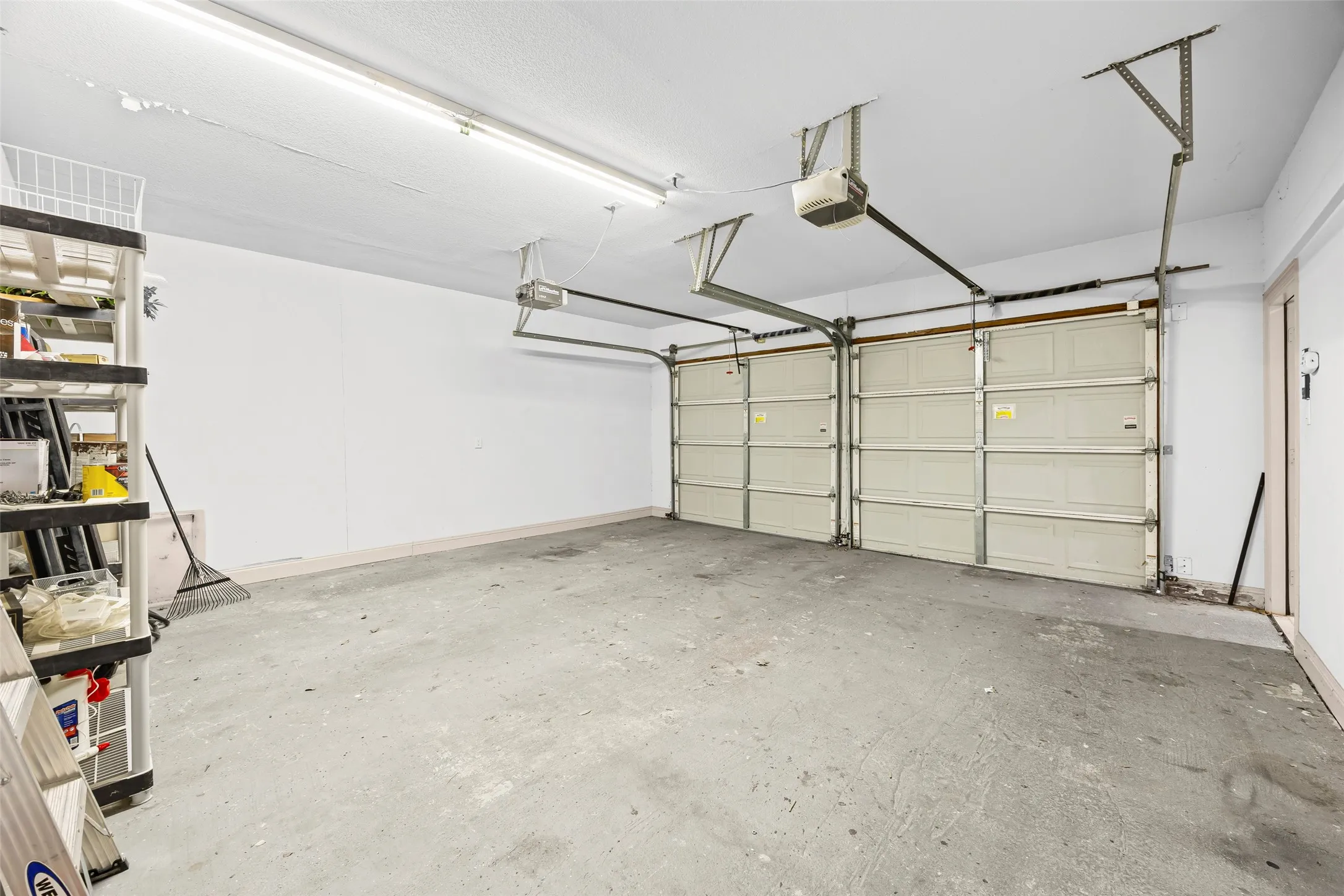Two car garage