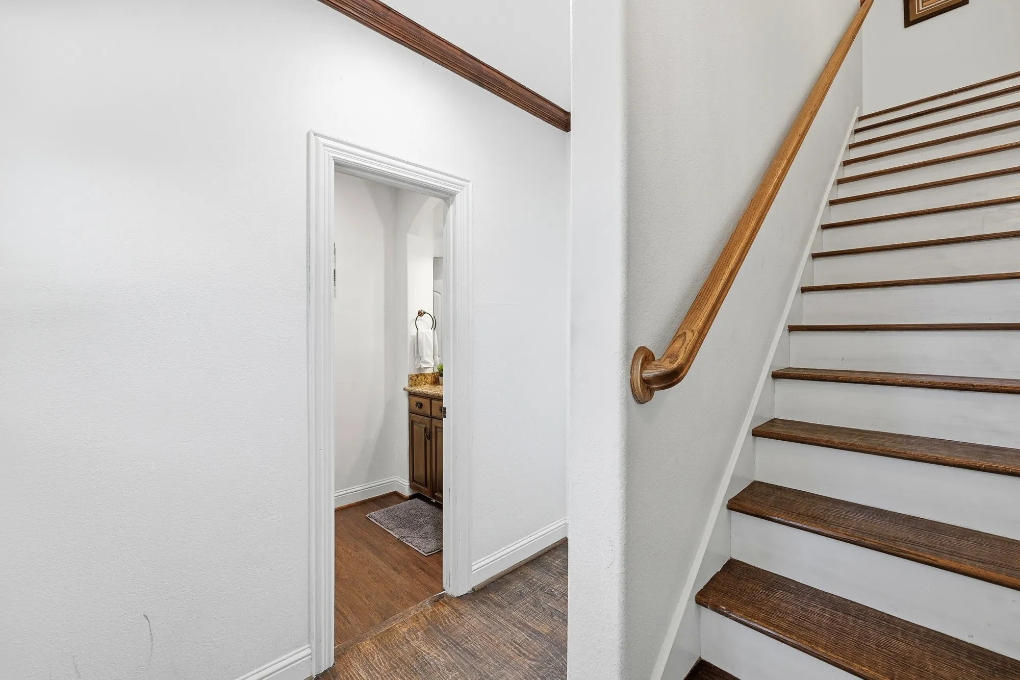 Stairs leading to level 3