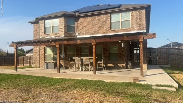 Brick exterior with multiple windows