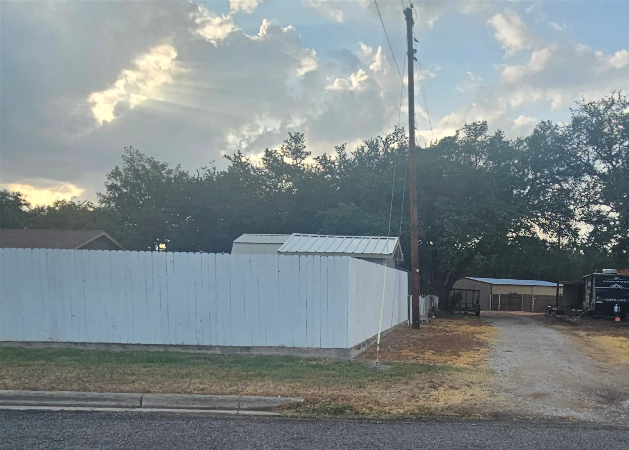 Privacy fence. Extra parking in the alley