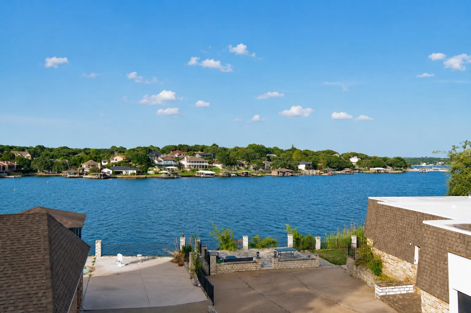 Water View across the street from property with direct water access
