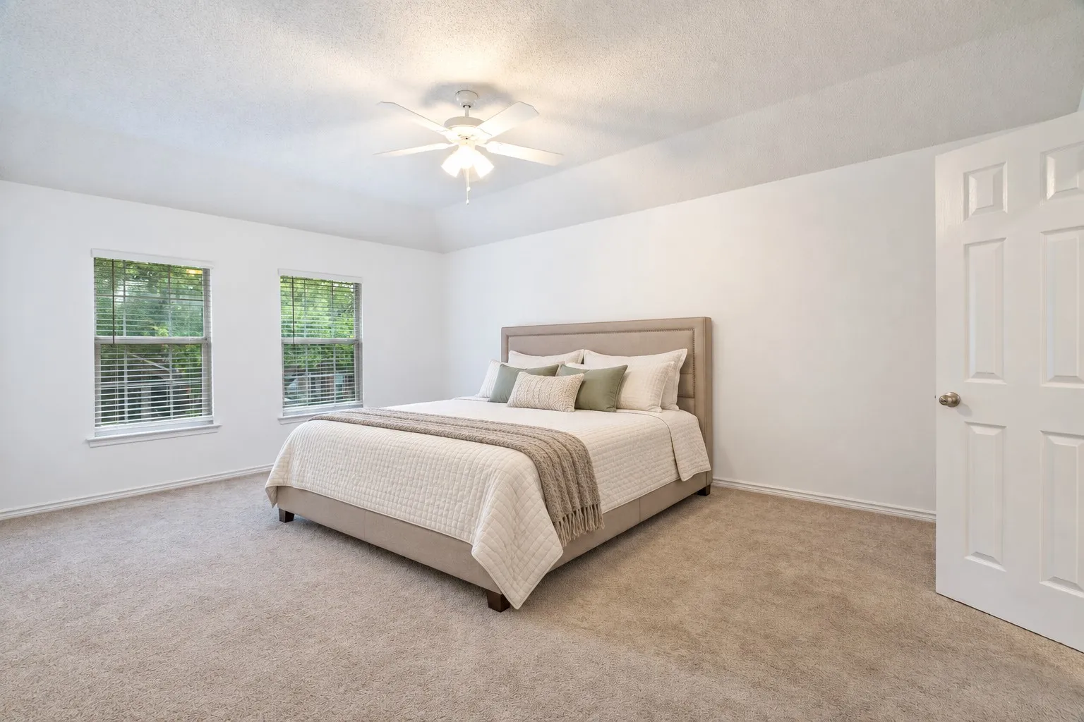 Virtually Rendered to show the stylized bedroom