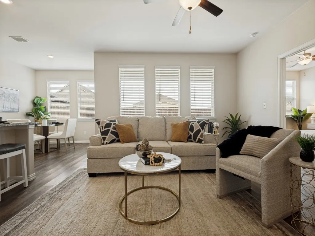Lots of natural light in this open floor plan!