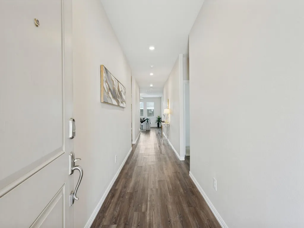 Nice and fresh paint with laminate flooring through most of the home.