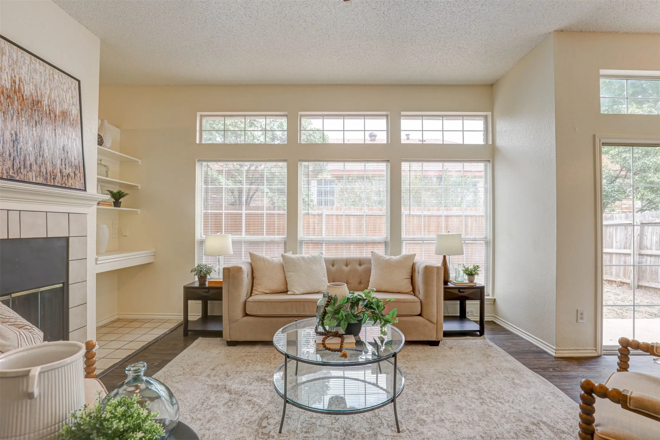 Lots of natural lighting.  Everything sparkles in this home.