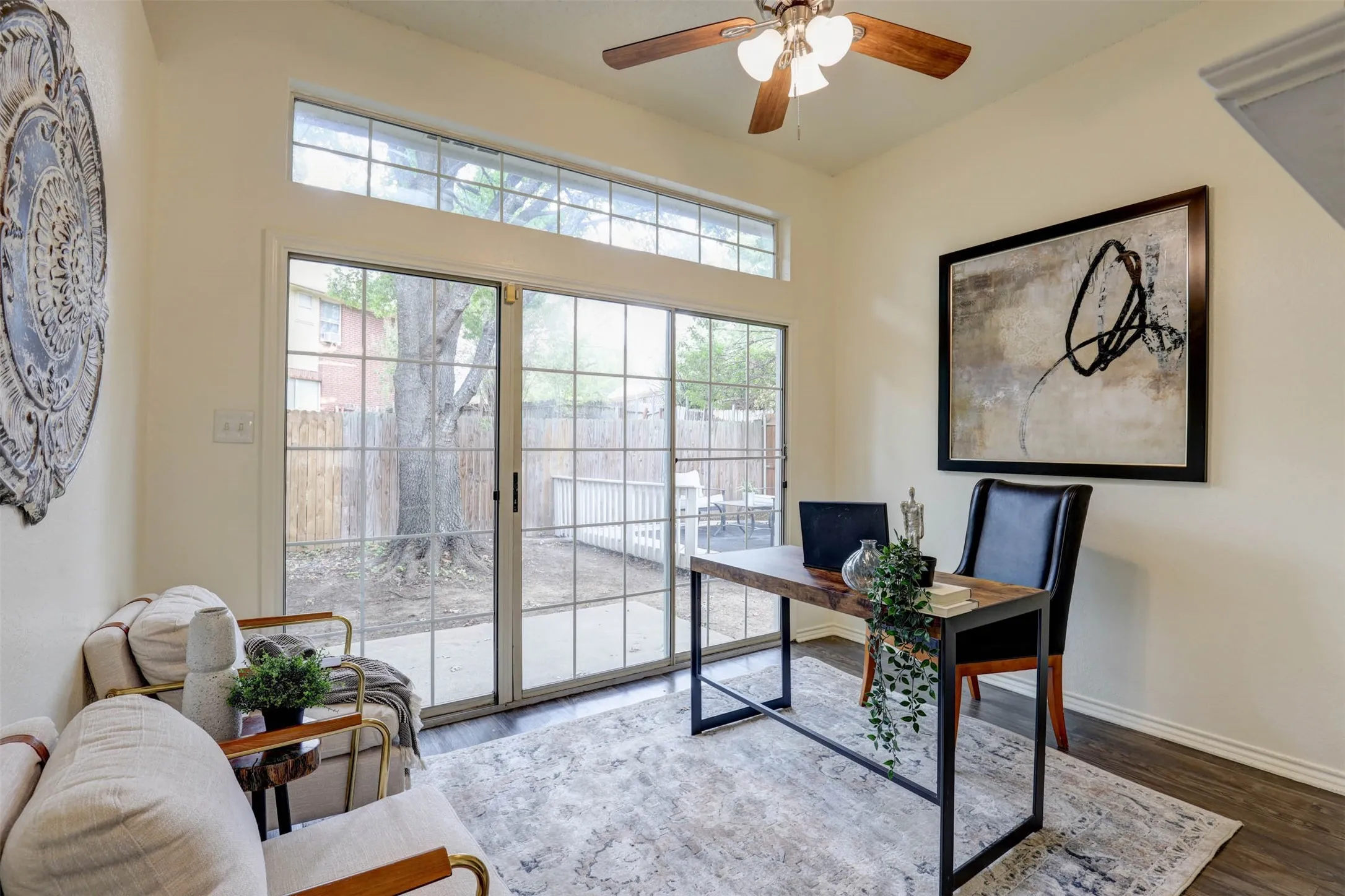 Second living area would be great as an office or flex room!