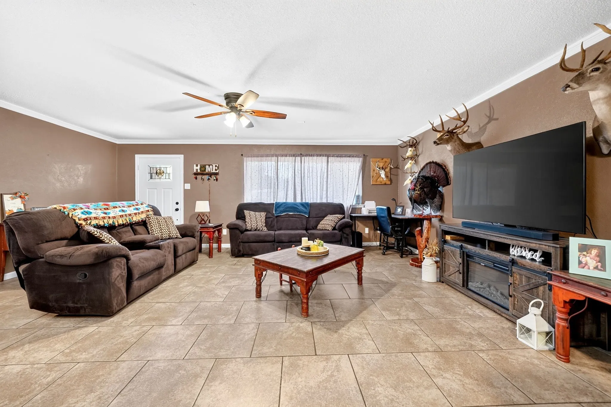 Tile flooring