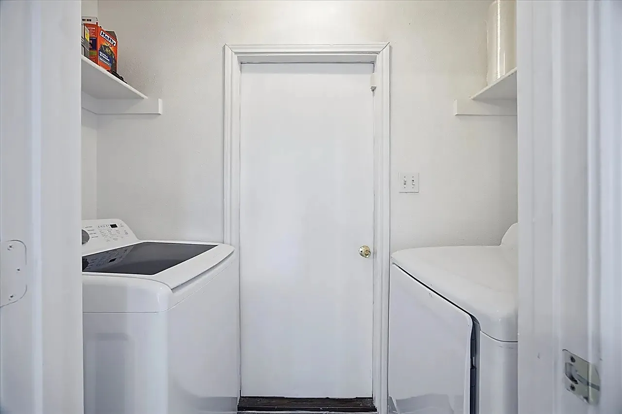 White interior door