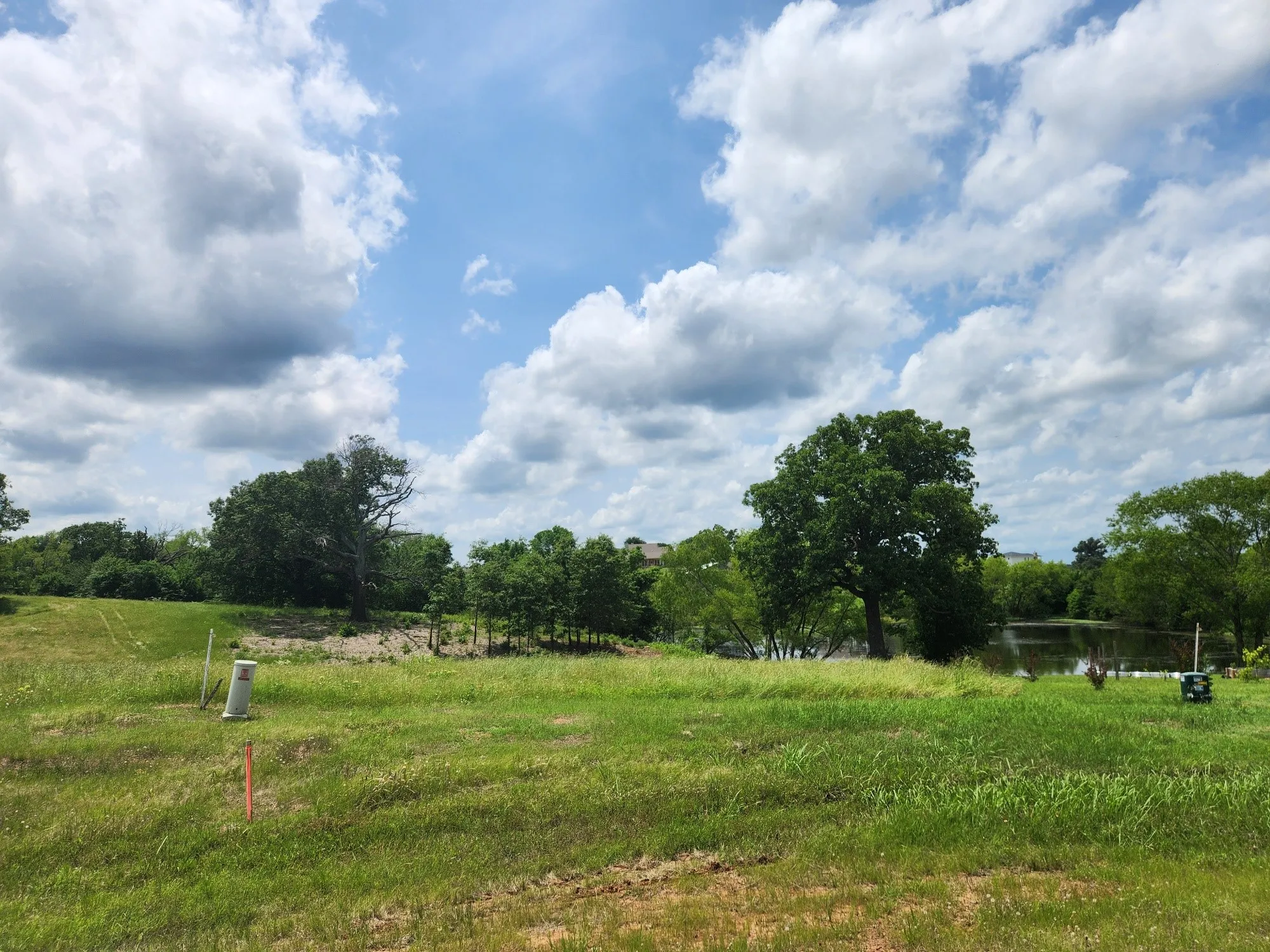 View of neighboring lot from the street in front of lot 125.