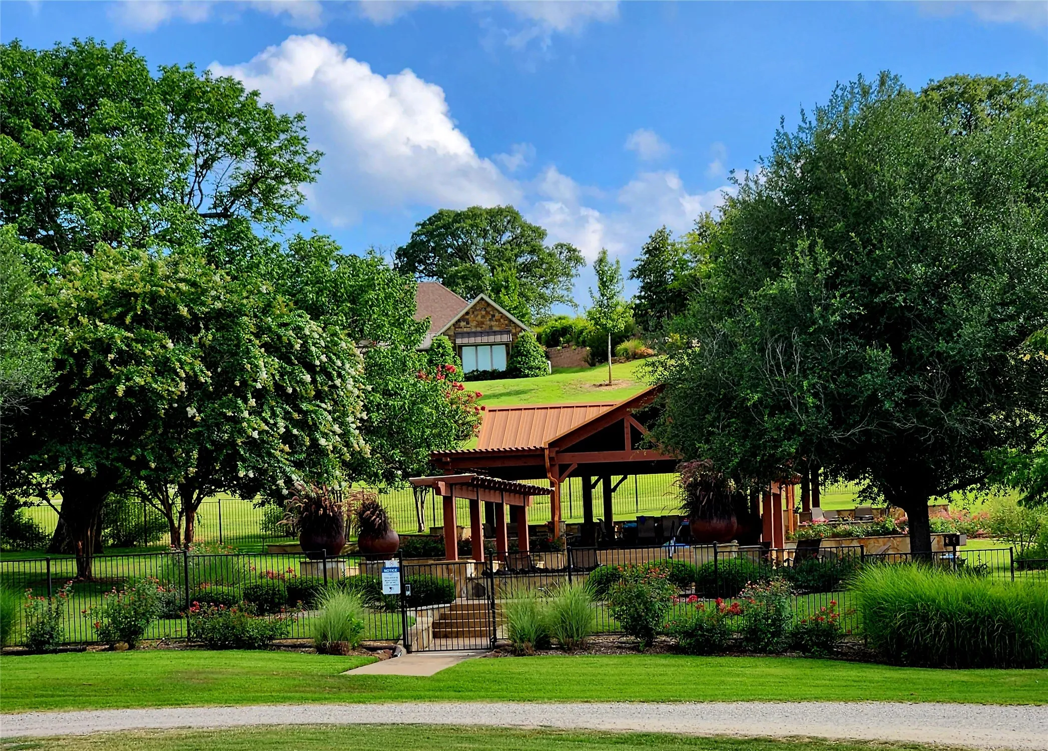 Community pool and recreation area.