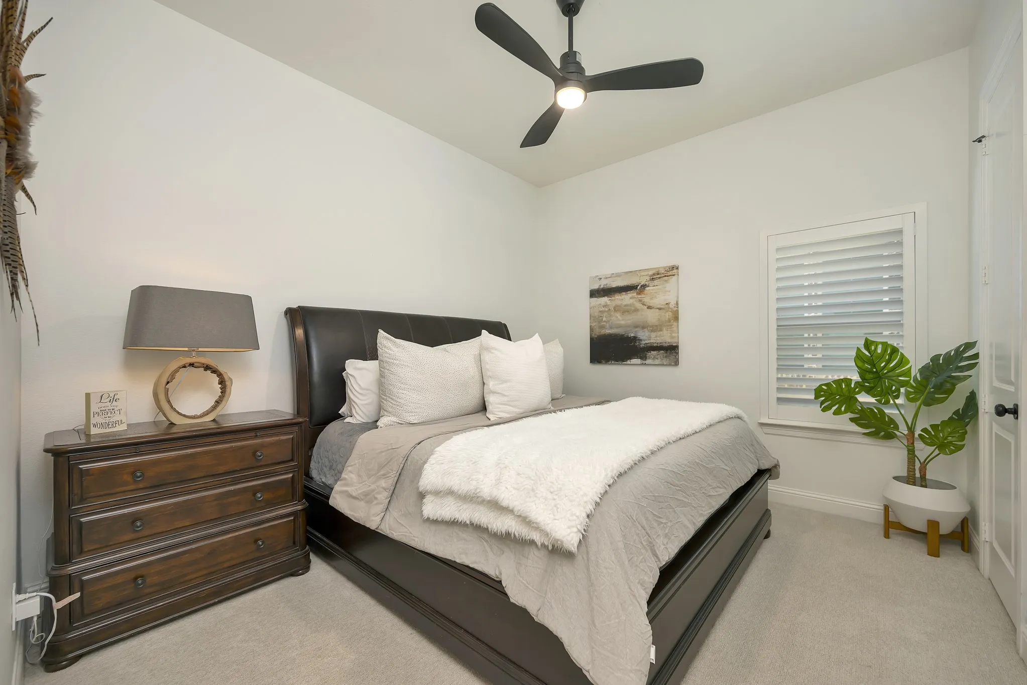 Downstairs guest room