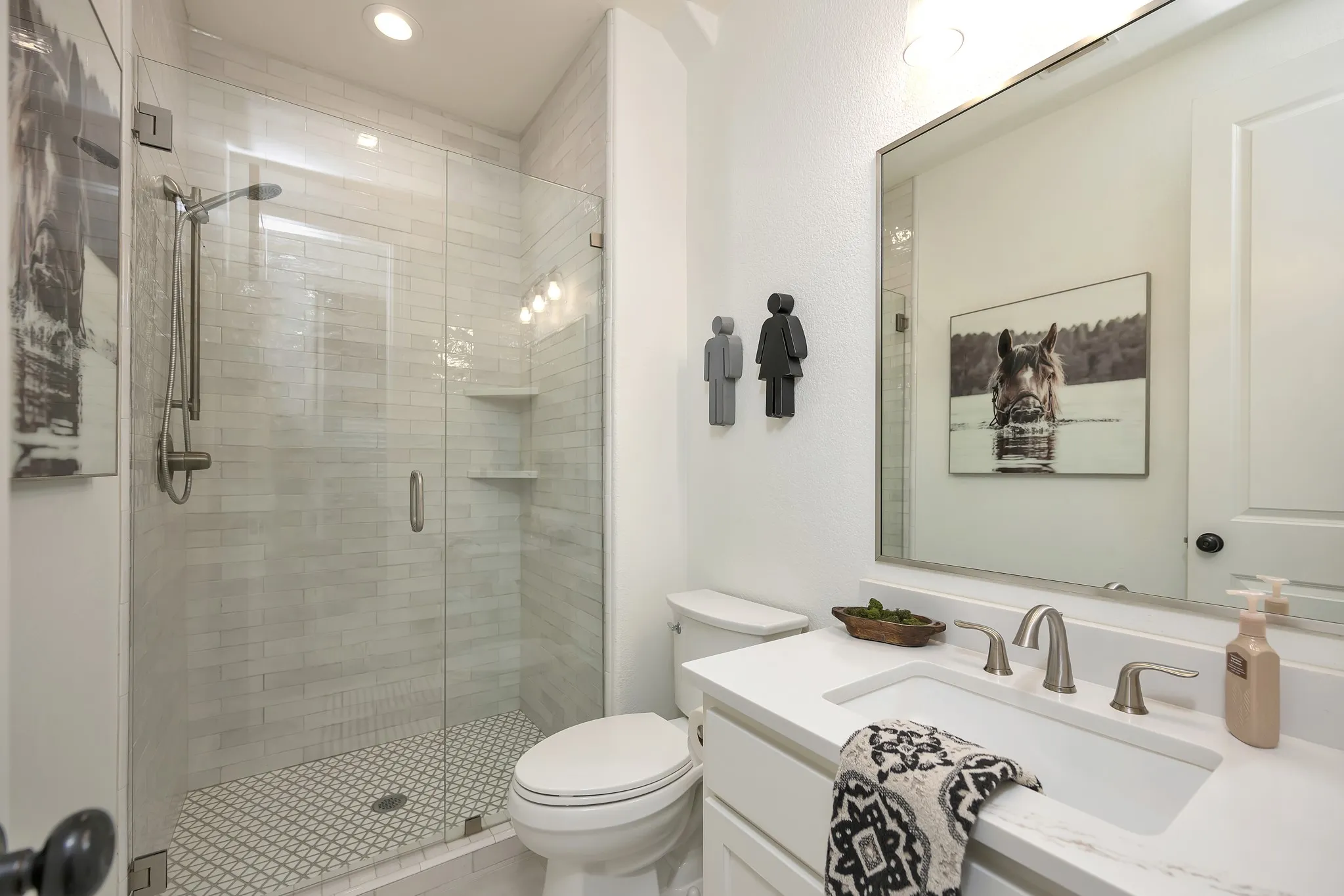 Upgraded shower