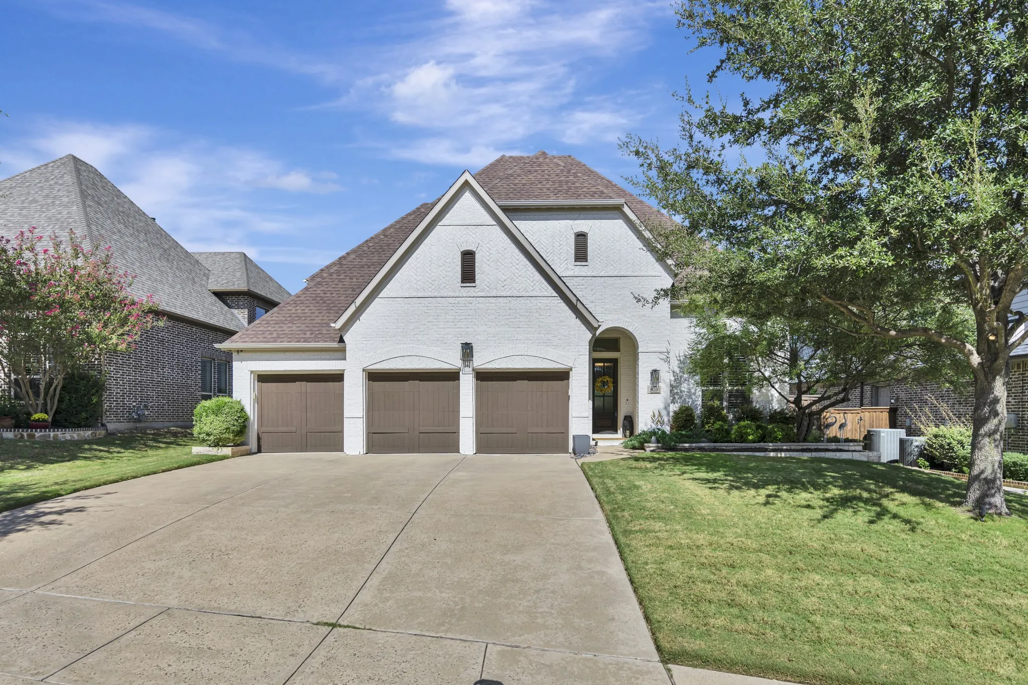 3 car garage plus