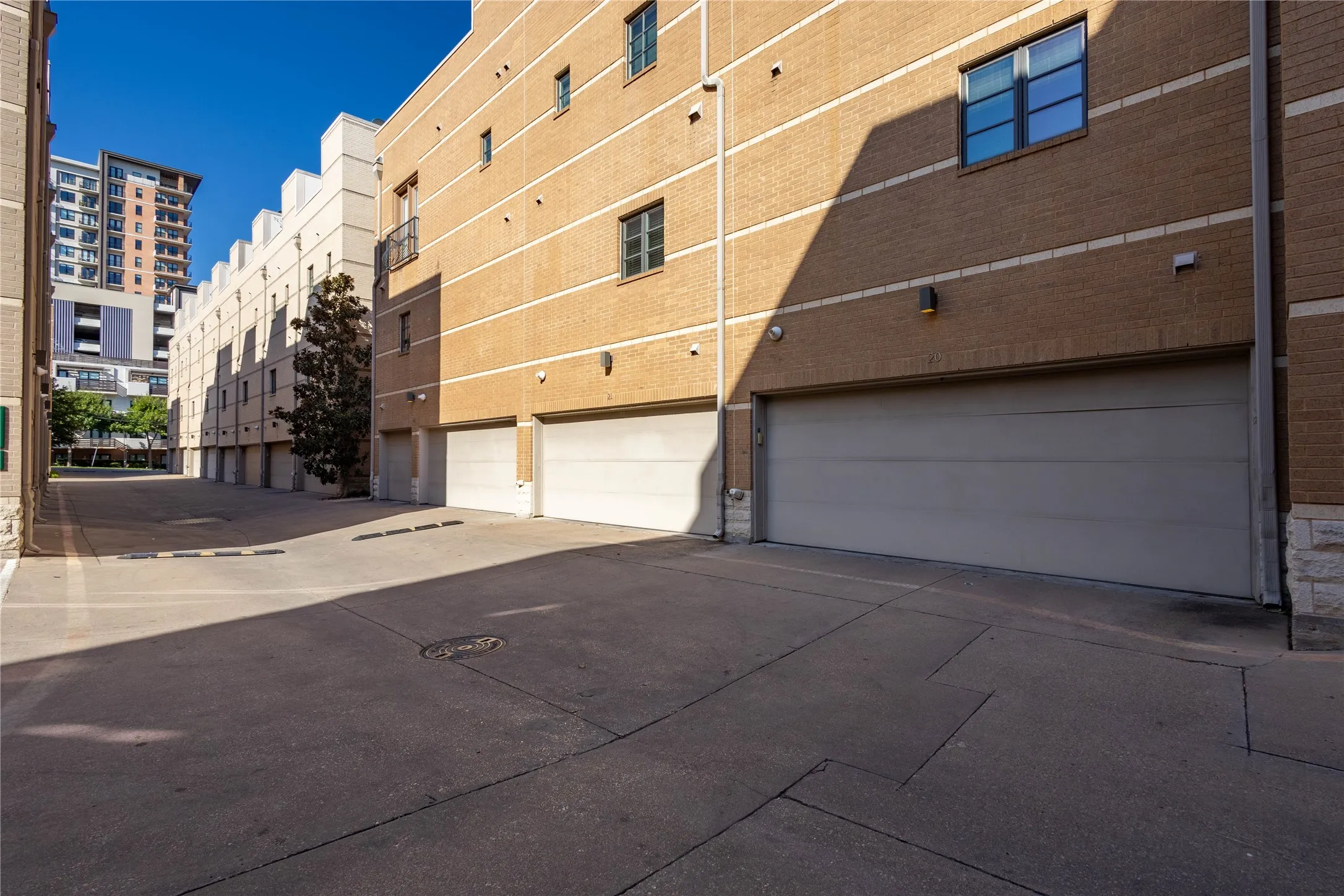 Private 2-car garage