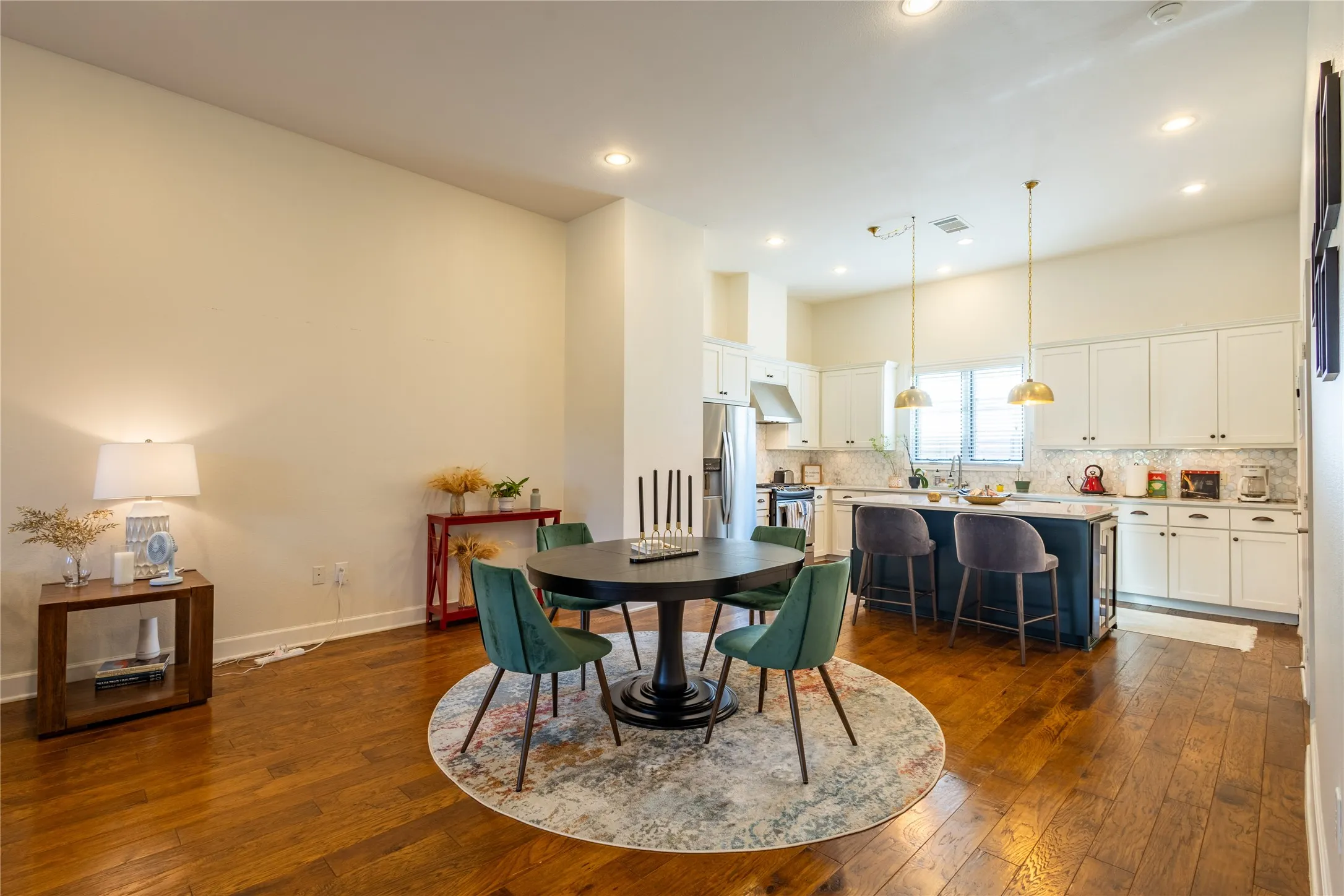 Spacious, open living area
