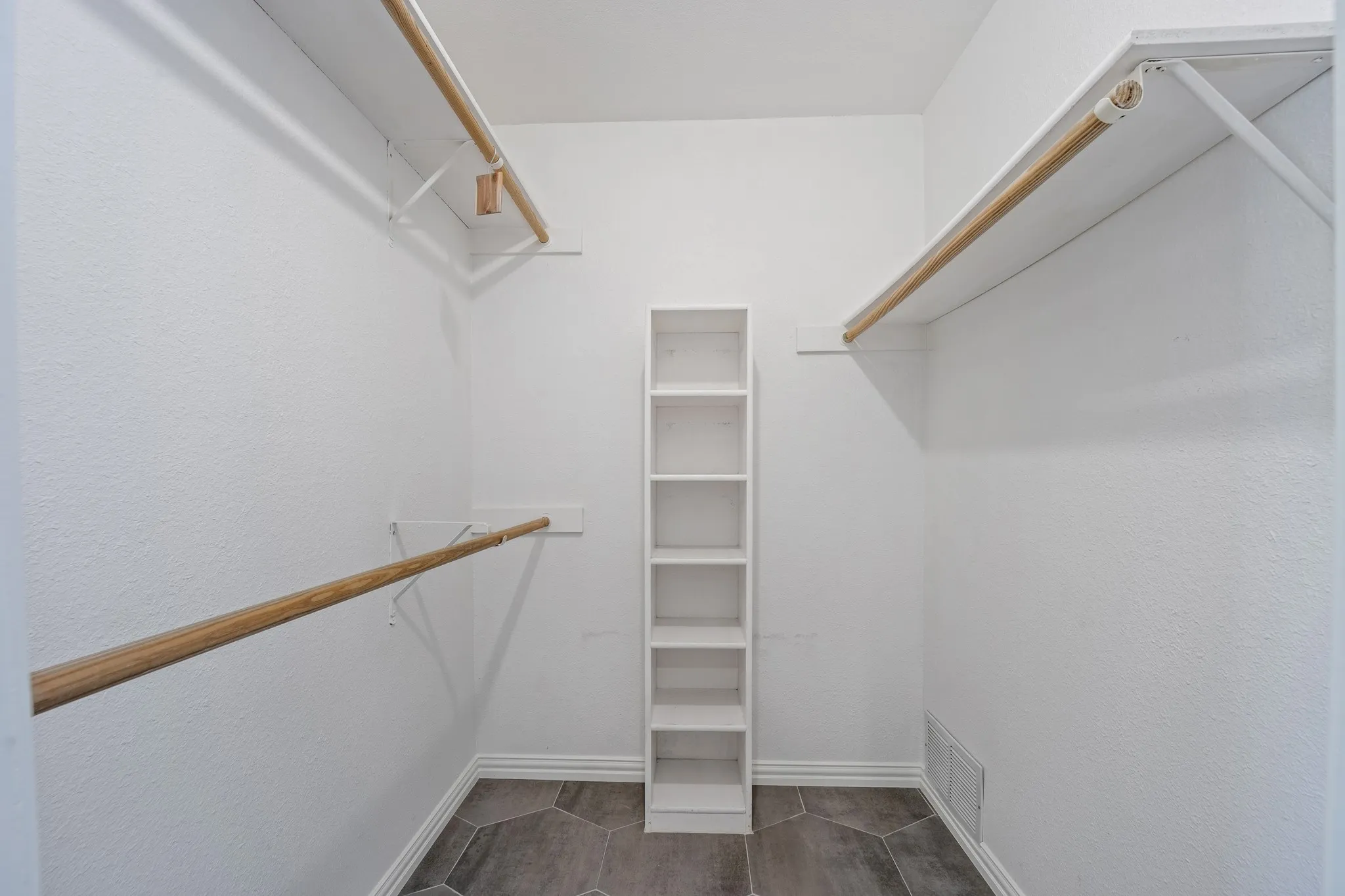 Primary closet.