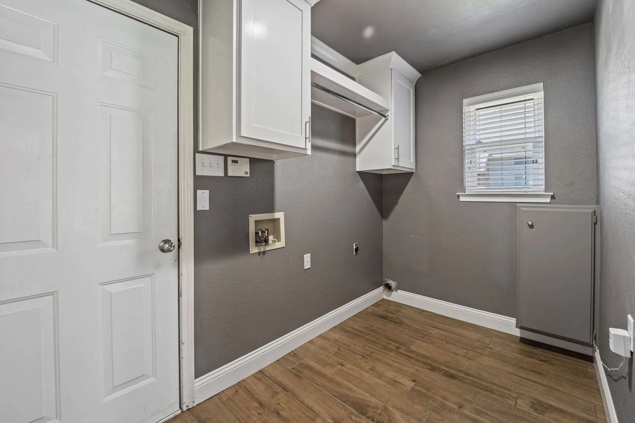 Large laundry room.