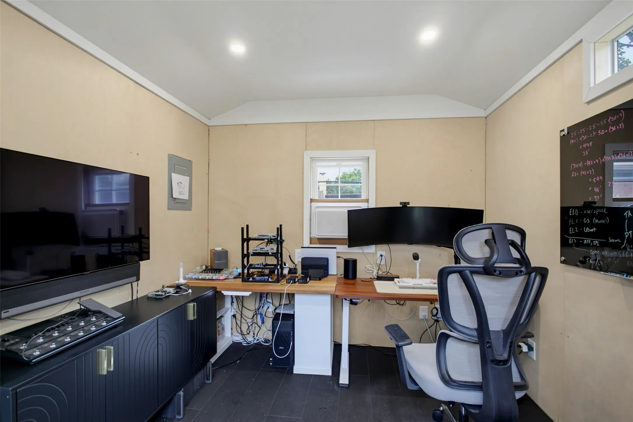 office space in outside dwelling unit