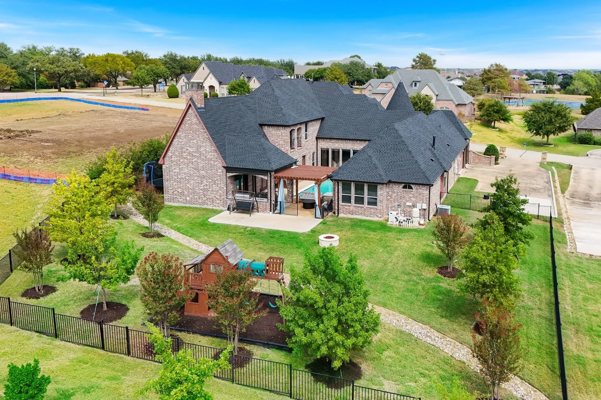 Large .62 acre lot.