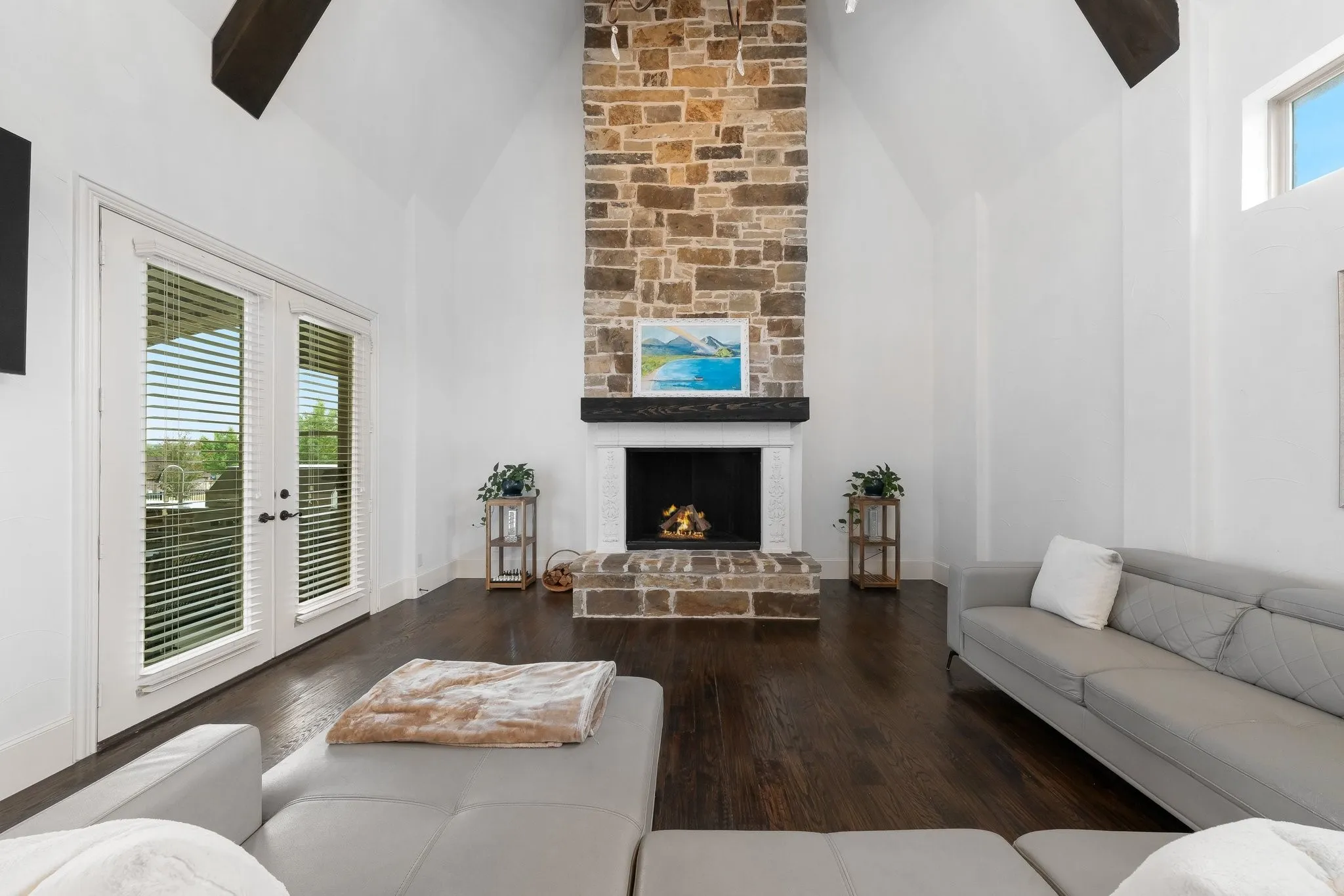 Beautiful living spaces provide plenty of room for entertaining family and friends.