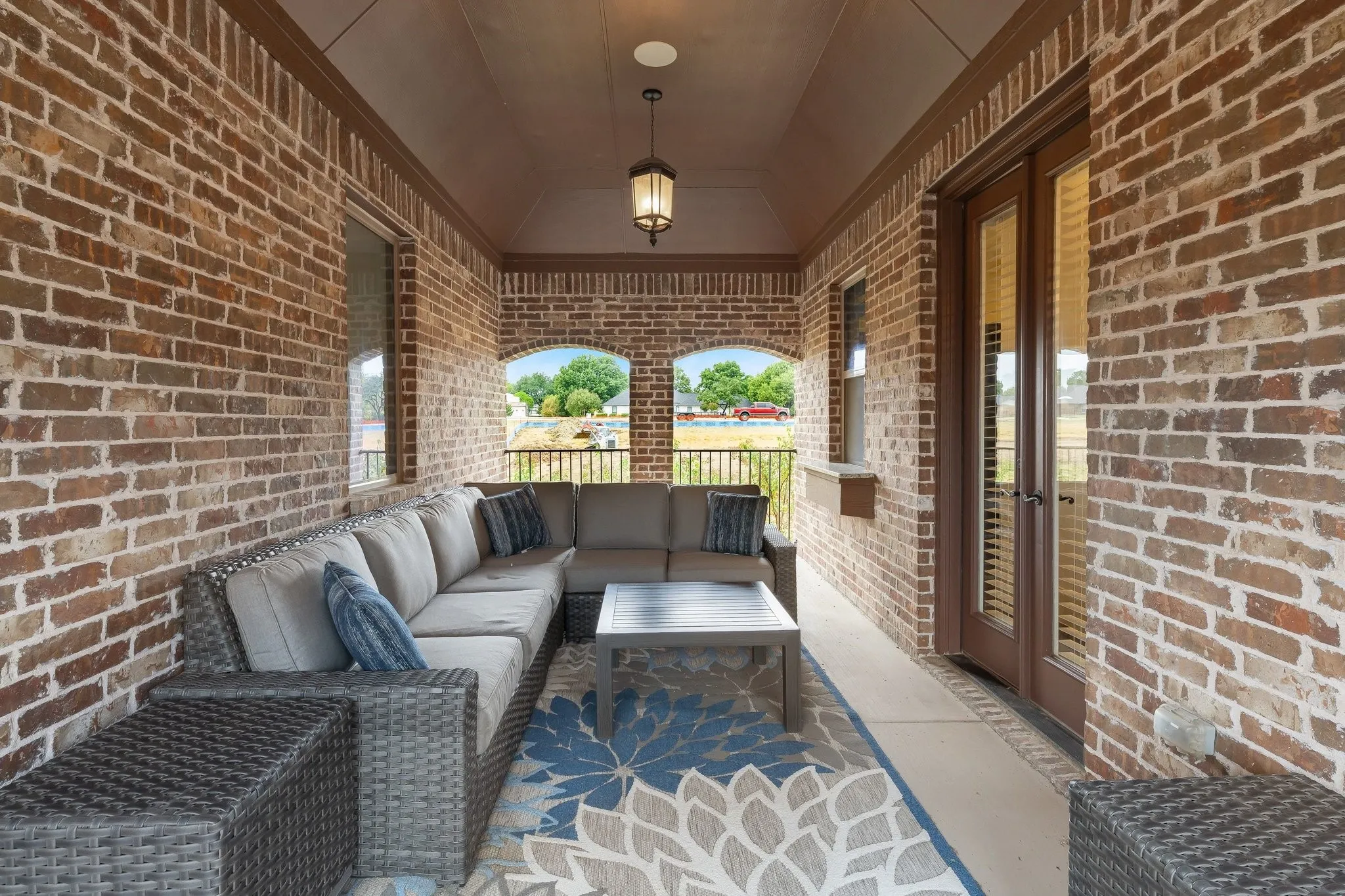 2nd level private balcony.