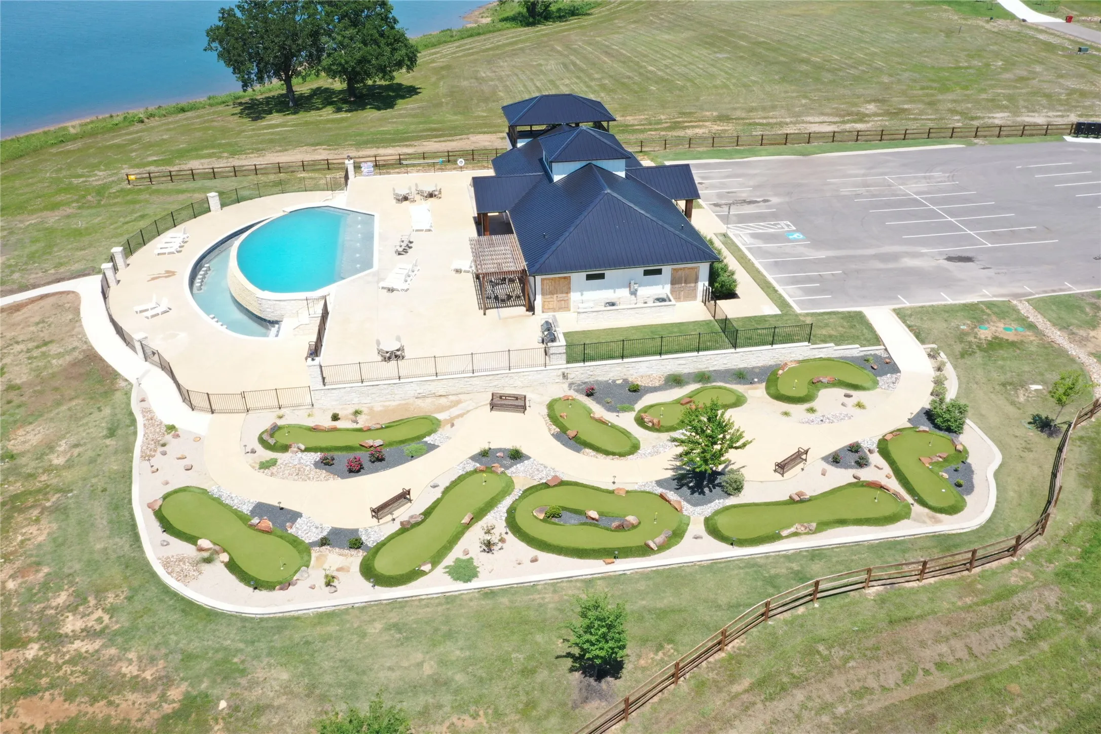 Clubhouse pool and putt putt