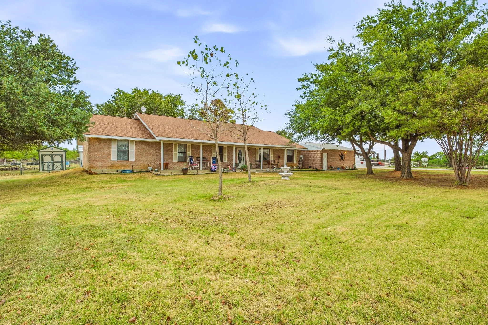Front yard of main home