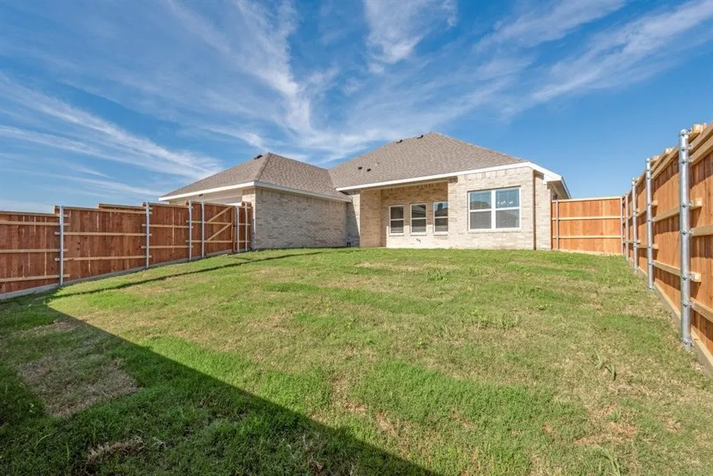 Expansive backyard