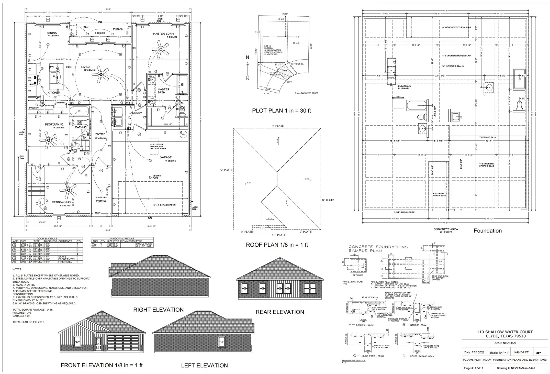 Single Family Residence For Sale in Callahan County , 119 Shallow Water Court, Clyde, Texas 79510, 3 Bedroom, 2 Bathroom, 2 Garage spaces, 1,448 Sqft, built in 2026, mls#21402761, Real Estate Agent in Clyde, Homes For Sale in Callahan county, Homes For Sale in Clyde, Realtor in Clyde Texas, Real Estate Brokerage Independent Realty Texas, Luminita Cordes Realtor