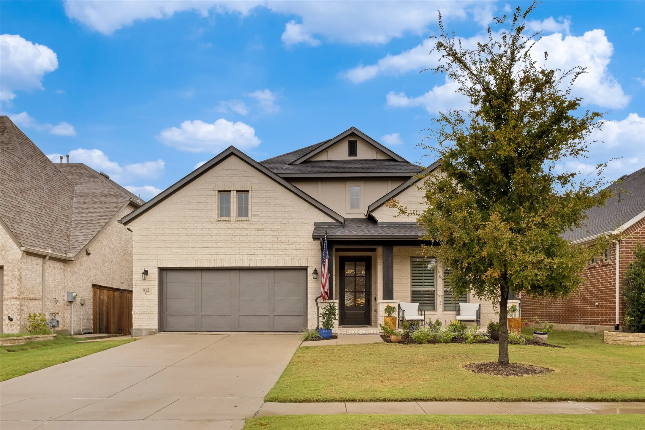 Freshly painted/ stained exterior. New landscaping, well maintained yard