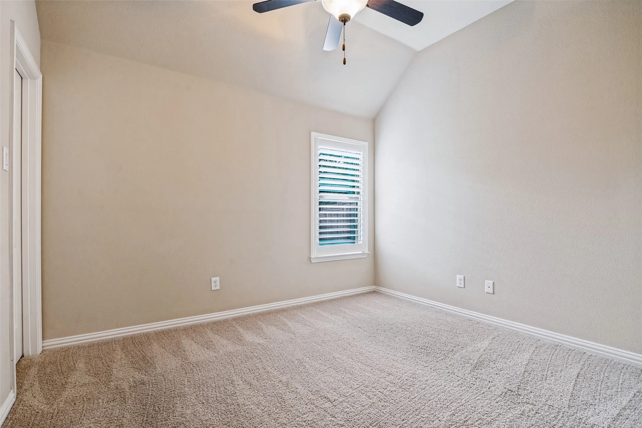 Guest BR 2 with walk in closet and ceiling fan